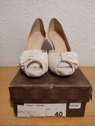 Zapatos de Novia Angel Alarcón Blancos