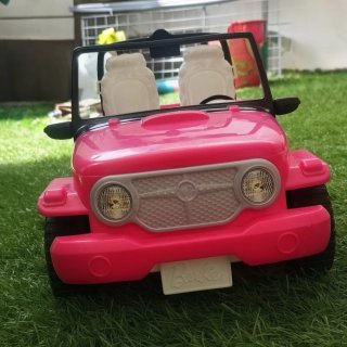 Coche de playa Barbie y Ken