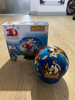 Puzzle 3D Esfera Spiderman Disney Minions Sonic