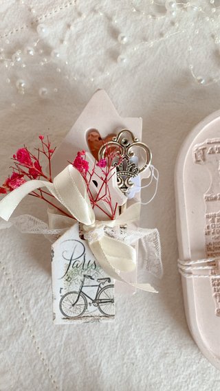 Precioso set shabby chic vintage: bandeja decorati