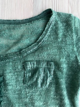 Jersey verde de punto