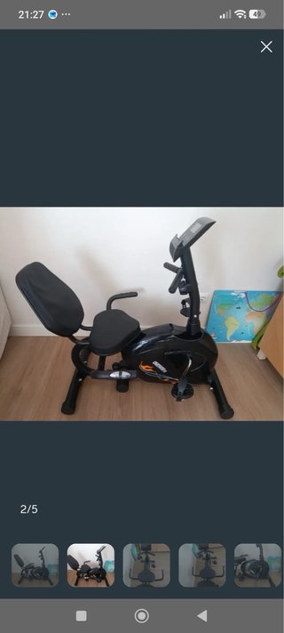 Bicicleta Estática Horizontal ONETWOFIT