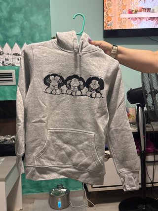 Sudadera Mafalda Gris