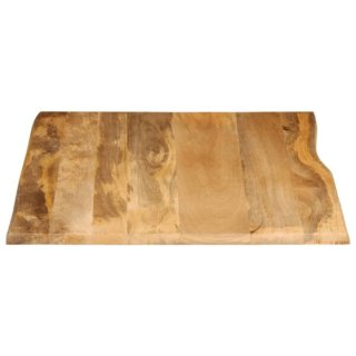 Tavola in legno con bordo naturale 100x80cm