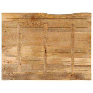 Tavola in legno con bordo naturale 100x80cm