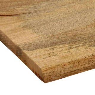 Tavola in legno con bordo naturale 100x80cm