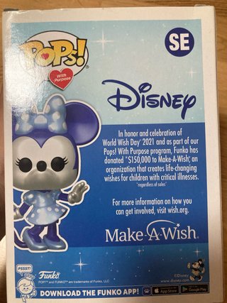 Funko Pop Minnie Mouse Make-A-Wish Ed. Limitada