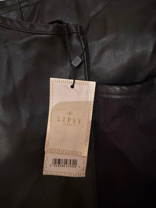 Vestido Negro Lipsy London diría talla M - L