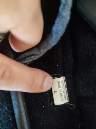 Chaqueta Hippie Gris Multicolor