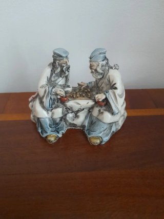 Miniatura Scacchi Uomini Resina Marmo