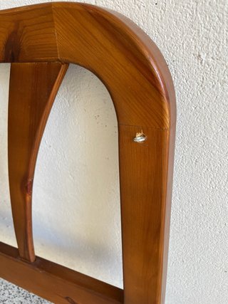 Conjunto de 2 cabeceros de madera