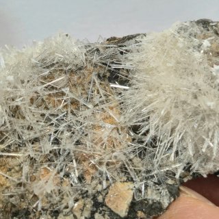 Yeso acicular cristales brillantes Mina S. Timoteo