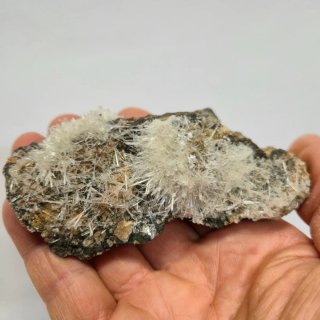 Yeso acicular cristales brillantes Mina S. Timoteo