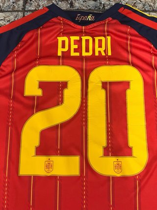 Camiseta España Pedri Mundial 2026 Adidas