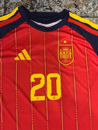 Camiseta España Pedri Mundial 2026 Adidas