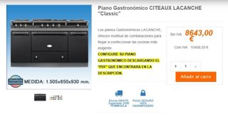 Cocina profesional Lacanche Cîteaux Classic 150 cm