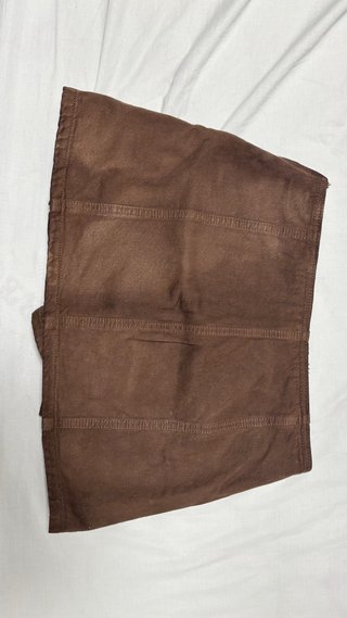 Falda pantalón vaquera marrón