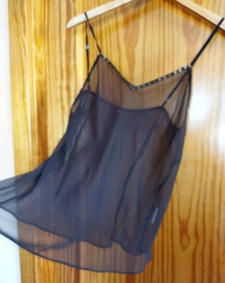 Blusa transparente
