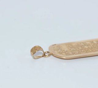 Colgante Egipcio Jeroglífico Oro 18k