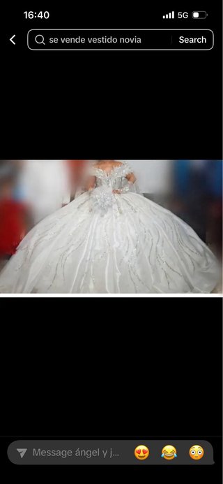 Vestido de Novia Gitana Plata y Blanco +complement