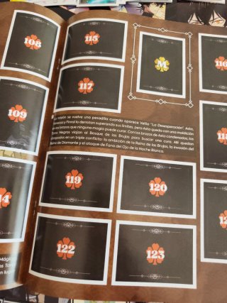 Álbum Black Clover Completo Stickers
