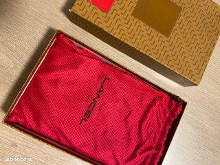 Cartera Lancel Marrón Piel Hombre