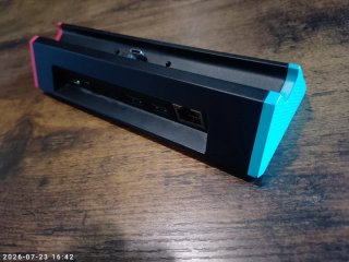 Base Nintendo Switch Azul/Rosa carga y conexion tv