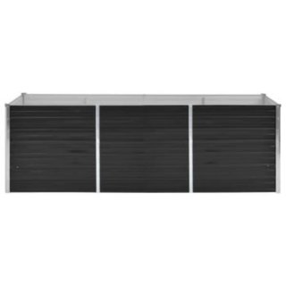2 Macetas Acero 240x80x77cm