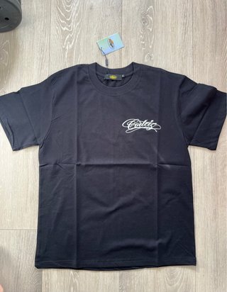 Camiseta Corteiz Heavy Write Off Negra Talla S