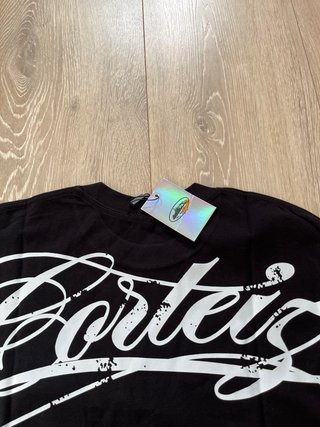 Camiseta Corteiz Heavy Write Off Negra Talla S