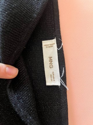 Top bandeau negro