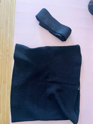 Top bandeau negro