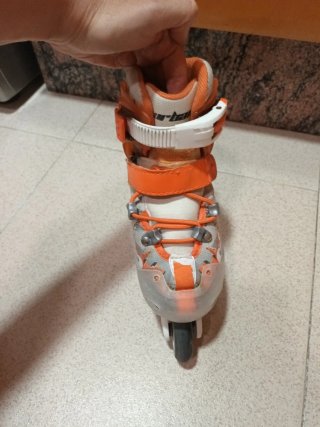 Patines en línea infantiles naranja