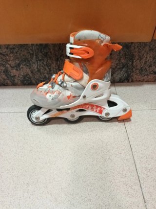 Patines en línea infantiles naranja