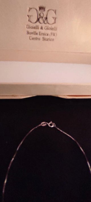 Splendida collana in argento 925