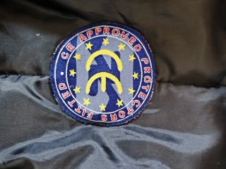 Chaqueta de moto negra con protecciones XXL