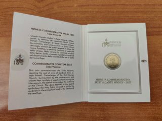 Lote 4 monedas 2€ Vaticano 2024/2025