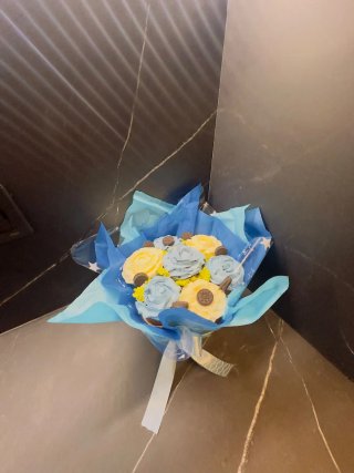 Ramo de flores cupcakes