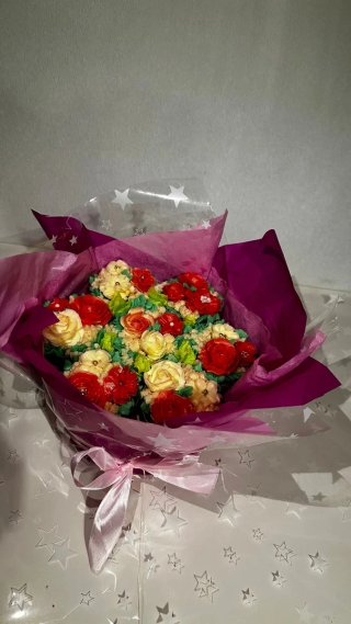 Ramo de flores cupcakes
