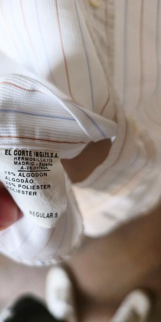 Camisa Emidio Tucci Rayas Hombre Manga Larga