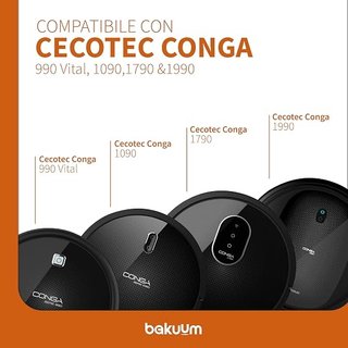 Pack 6 Cepillos Laterales Cecotec Conga