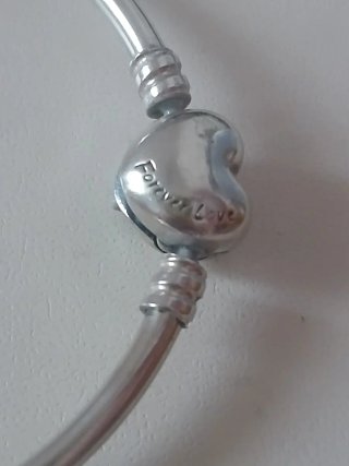 Pulsera Pandora Rígida Corazón Infinito