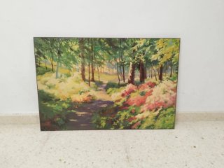 Cuadro de bosque