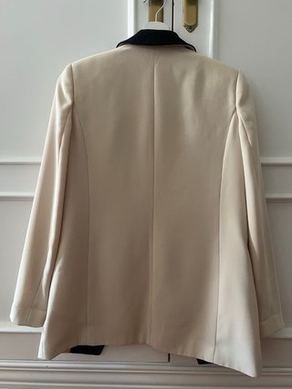 Blazer Elisabetta Franchi Beige/Negro Talla S