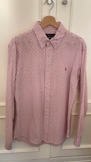 Camisa Ralph Lauren Slim Fit Rayas L