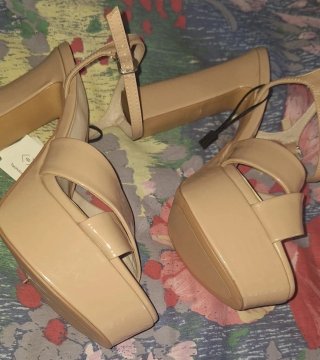 Sandalias Zara Beige Talla 38