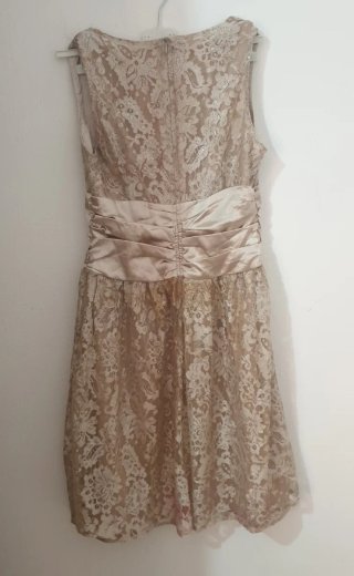 Vestido fiesta dorado talla 38
