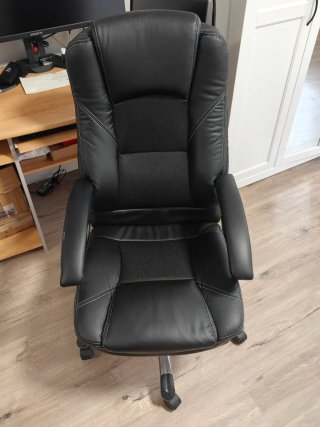 Silla de oficina Conforama negra