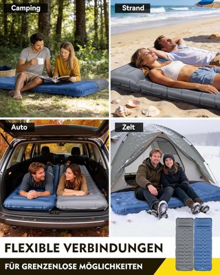 Colchoneta inflable camping 12cm