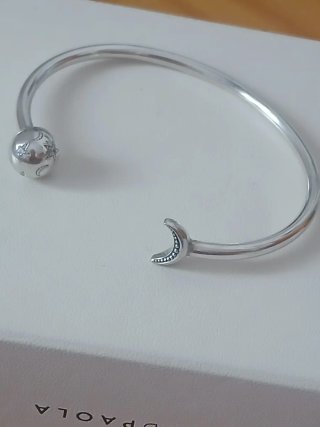 Pulsera Pandora Luna y Estrella 16-17 cm